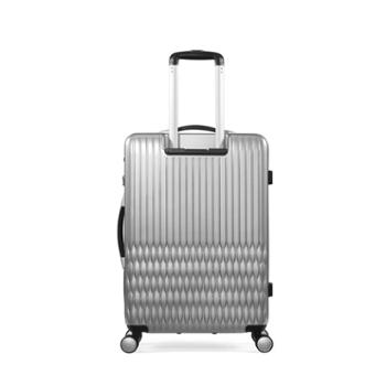 美旅（AMERICAN TOURISTER）简约时尚万向轮行李箱男拉杆箱女旅游出行箱包多尺寸可选BX6 银色 24英寸
