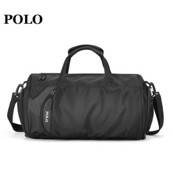 POLO旅行包新款时尚简约手提行李包男士健身运动包044293 黑色