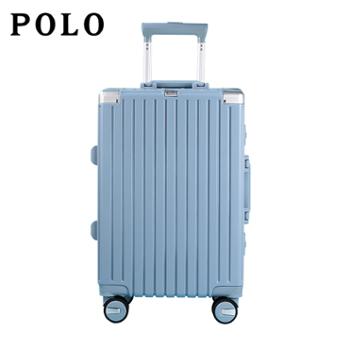POLO 拉杆箱轻音飞机轮行李箱20英寸登机箱旅行箱男女通用密码箱080691