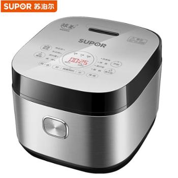 苏泊尔电饭煲4升SF40FC973 金属拉丝机身