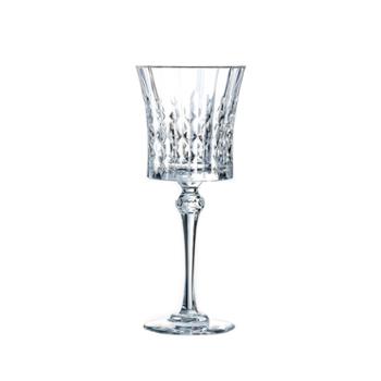 乐美雅法国进口情迷钻石系列无铅水晶红酒杯（2只装）