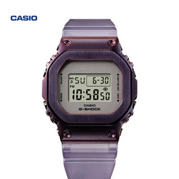 卡西欧GM-S5600MF-6PR午夜迷雾主题系列金属运动手表