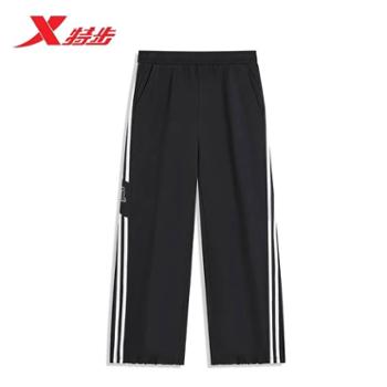 特步宽松阔腿裤运动女士长裤975328630189
