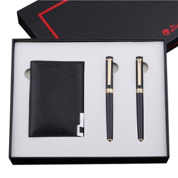 毕加索 PS-5501 黑色卡包商务套装礼盒