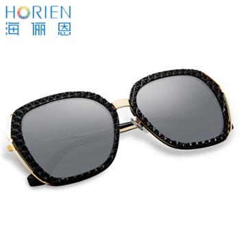 海俪恩 女款太阳镜时尚偏光镜墨镜大框