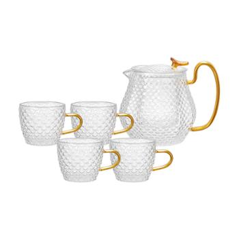康宁龙鳞茶具套装(一壶四杯)EK-SJ05P050C/KZ