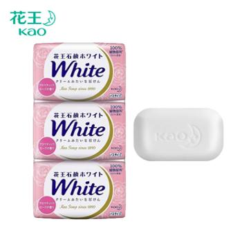 花王&nbsp;天然植物原料香皂（玫瑰香型）130gx3块装