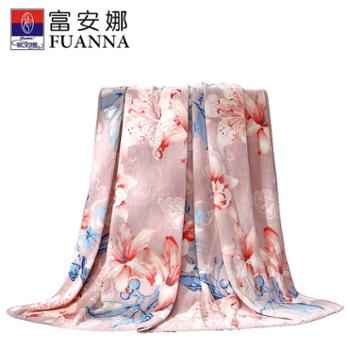 富安娜/FUANNA&nbsp;双人保暖法兰绒毯&nbsp;毛毯&nbsp;180*200cm