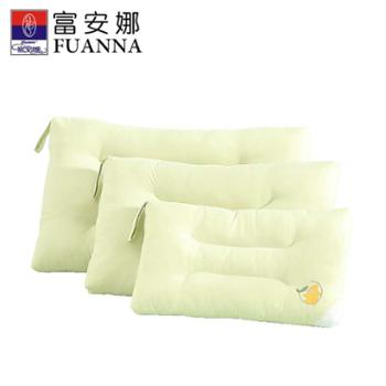 富安娜/FUANNA 水洗羽丝绒枕头四季通用 儿童/学生/成人枕