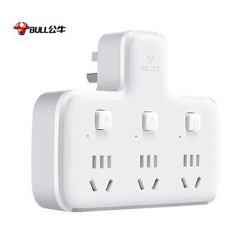 公牛/BULL&nbsp;品字形一转三插座GN-96033