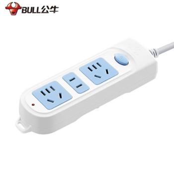 公牛/BULL GN-606 3位总控插座1.8米