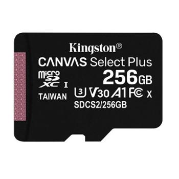 金士顿/KingSton 256G TF存储卡100MB/s TF-SDCS2-256G 100M黑卡