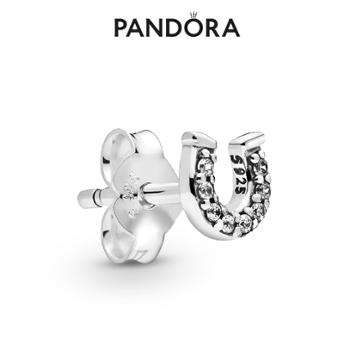 PANDORA潘多拉耳钉系列幸运马蹄铁耳钉（单只）298369CZ