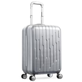 美旅/AMERICAN TOURISTER 22英寸ROCKFORD系列 动感星际航线 悦动条纹行李箱 轻便旅行箱BG9*001 黑色/磨砂银色