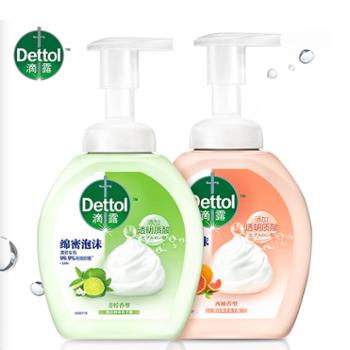 滴露玻尿酸泡沫抑菌洗手液250ml*2瓶