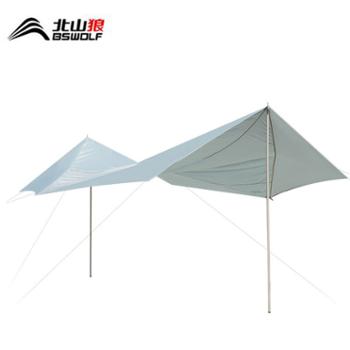 北山狼苍云户外便携大型遮阳天幕露营帐篷 ZL066