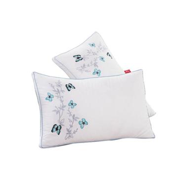 雅迪娜/ADINOR 全棉蝴蝶花羽丝枕 （一只装）