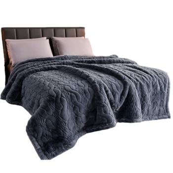雅迪娜/ADINOR&nbsp;雅迪娜/ADINOR&nbsp;加厚轻奢拉舍尔仿裘皮毛毯&nbsp;200*230cm&nbsp;加厚轻奢拉舍尔仿裘皮毛毯