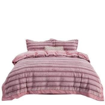 雅迪娜/ADINOR&nbsp;秋冬加厚玉兔绒四件套&nbsp;适用1.5/1.8/2.0米床