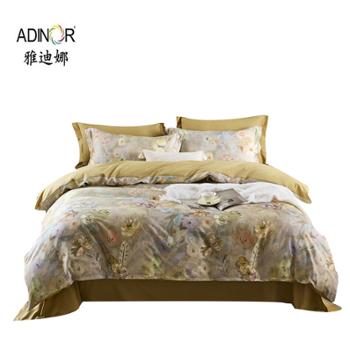 雅迪娜/ADINOR&nbsp;60s全棉数码印花四件套&nbsp;适用1.5m/1.8m/2.0m床
