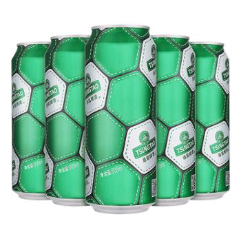 青岛啤酒 足球罐啤 500ml*12听*2箱