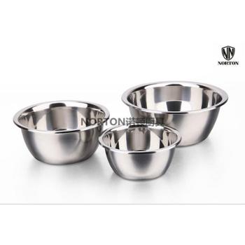 诺顿NORTON营养多用调料碗（3件套）加厚不锈钢调料缸沙拉碗多用盆
