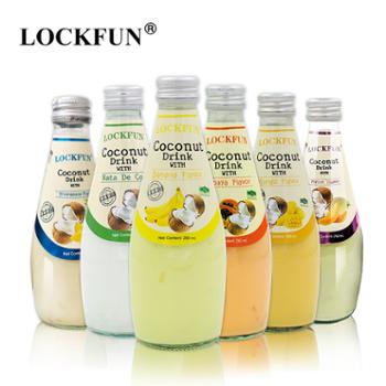 乐可芬/LOCKFUN&nbsp;泰国进口椰子饮品芒果果汁椰子汁饮品&nbsp;290mlx4瓶