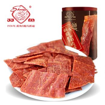 双鱼 靖江特产新品猪肉脯酥脆肉脯散装碎片零食 118g/罐