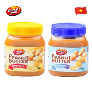 丹帝DAN.D.PAK&nbsp;越南进口&nbsp;花生酱/颗粒花生酱&nbsp;面包火锅拌面酱&nbsp;400g/罐