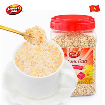 丹帝DAN.D.PAK&nbsp;越南进口&nbsp;即食纯燕麦片谷物膳食纤维免煮代餐冲饮&nbsp;1kg/桶