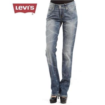 Levi's李维斯 女士直筒磨白水洗牛仔裤 05700-0109