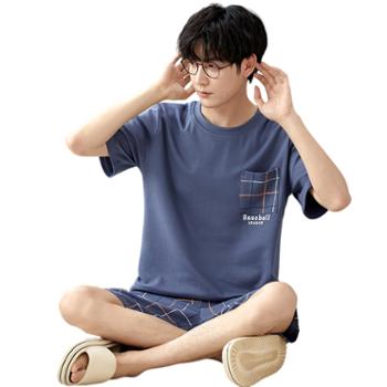 馨霓雅 男款夏季纯棉短袖短裤家居服 系列