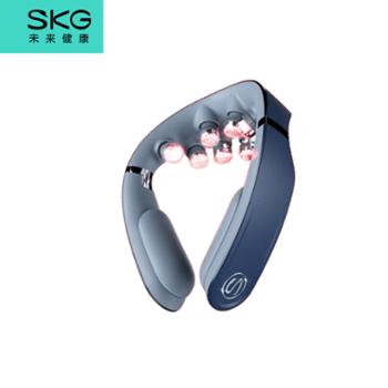 SKG&nbsp;颈椎按摩器&nbsp;颈部肩颈脖子&nbsp;物理捶打热敷脉冲&nbsp;智能护颈折叠按摩仪&nbsp;G7&nbsp;2代豪华款&nbsp;商务蓝