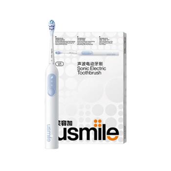 usmile 笑容加电动牙刷 成人情侣款全新缓震清洁 V1漫山白