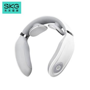 SKG 多功能颈椎按摩器 颈部按摩仪约42°智能热敷 4098时尚款
