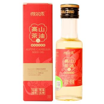 得尔乐 有机低温冷榨高山红花茶油 100ml*2瓶