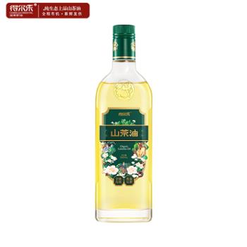 得尔乐 有机油茶籽油低温压榨一级食用油 500ml
