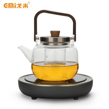 戈米 便携式加热玻璃壶茶具套装 GM-507