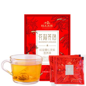 环太苦荞花颜荞语红豆薏仁芡实苦荞茶72g