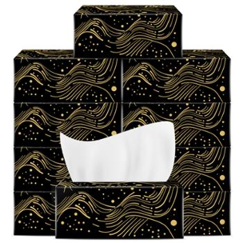 品森黑金抽纸4层加厚80抽*10包