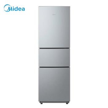 美的冰箱215升三开门节能省电低音小冰箱 BCD-215TM（二级能效）