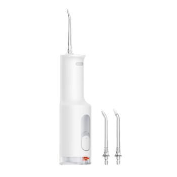小米米家电动冲牙器F300&nbsp;烟纱白&nbsp;立式冲牙器洗牙器&nbsp;4档模式3种喷嘴