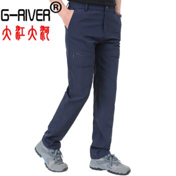 大江大河/G-RIVER 宽松男式速干运动裤子 复合透气面料多口袋 M-4XL