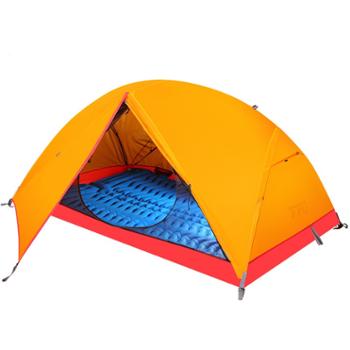 TFO 双门双层防水透气2-3人高山野营帐篷 橙色
