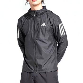 阿迪达斯（adidas）男子 跑步系列 OTR B JKT 运动连帽夹克外套 IN1483