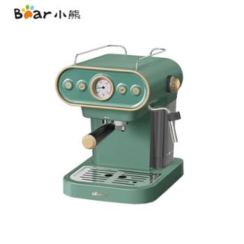 小熊/Bear 咖啡机家用复古意式泵压式15Bar高压喷射可打奶泡1.2L大容量水箱 KFJ-B12X1