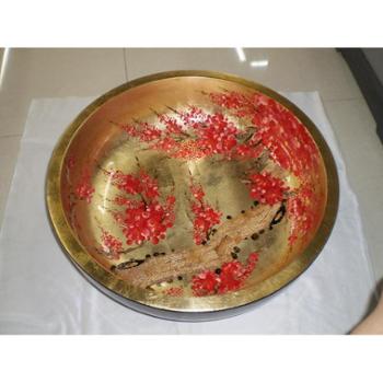 泰美家 越南进口纯手工工艺品漆器 一品果盆