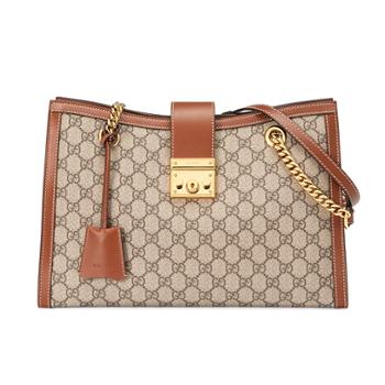 古驰/GUCCI Padlock系列女士中号手提单肩包479197-KHNKG-8534