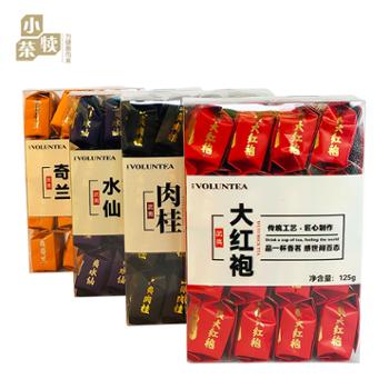小茶犊 武夷岩茶 乌龙茶 大红袍 肉桂 水仙 奇兰组合装 茶叶500g
