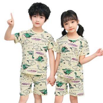 儿童短袖套装 夏季韩版宝宝休闲纯棉两件套